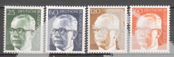West Berlin 0393 / 0396 ** - 1971